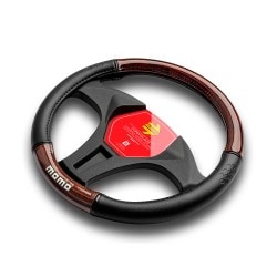Funda volante MOMO Tuning negro/rojo | OCC Sport