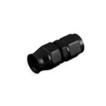 AN-6 AN6 JIC Conector recto de PTFE para manguera de combustible, extremo negro