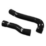 Kit de mangueras de silicona para refrigerante de radiador FMIC.EU para BMW E46 320 323 325 328 330 M52 M54 - Negro