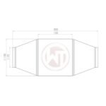 Convertidor catalítico de competición Wagner Tuning 200CPSI con recubrimiento EU6 - Imagen 2
