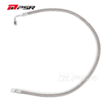 Línea de alimentación de aceite para turbo Pulsar PSR Universal Performance 4AN - 4AN 90 grados recta, trenzada de acero, 80 cm