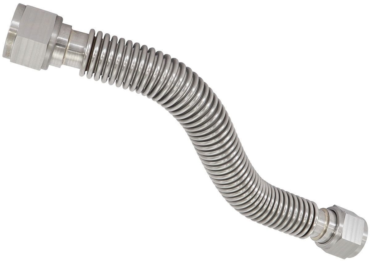 014300005 Pulsar PSR Stainless Steel Turbo Oil Drain / Return Flexible Pipe 10AN 30cm - Imagen 1