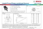 Sensor combinado de presión/temperatura de líquidos Bosch, 10 bar, 140 °C. - Imagen 5