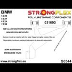 036052B: Full suspension polyurethane bush kit for BMW 5 E28 / 6 E24 - Imagen 3