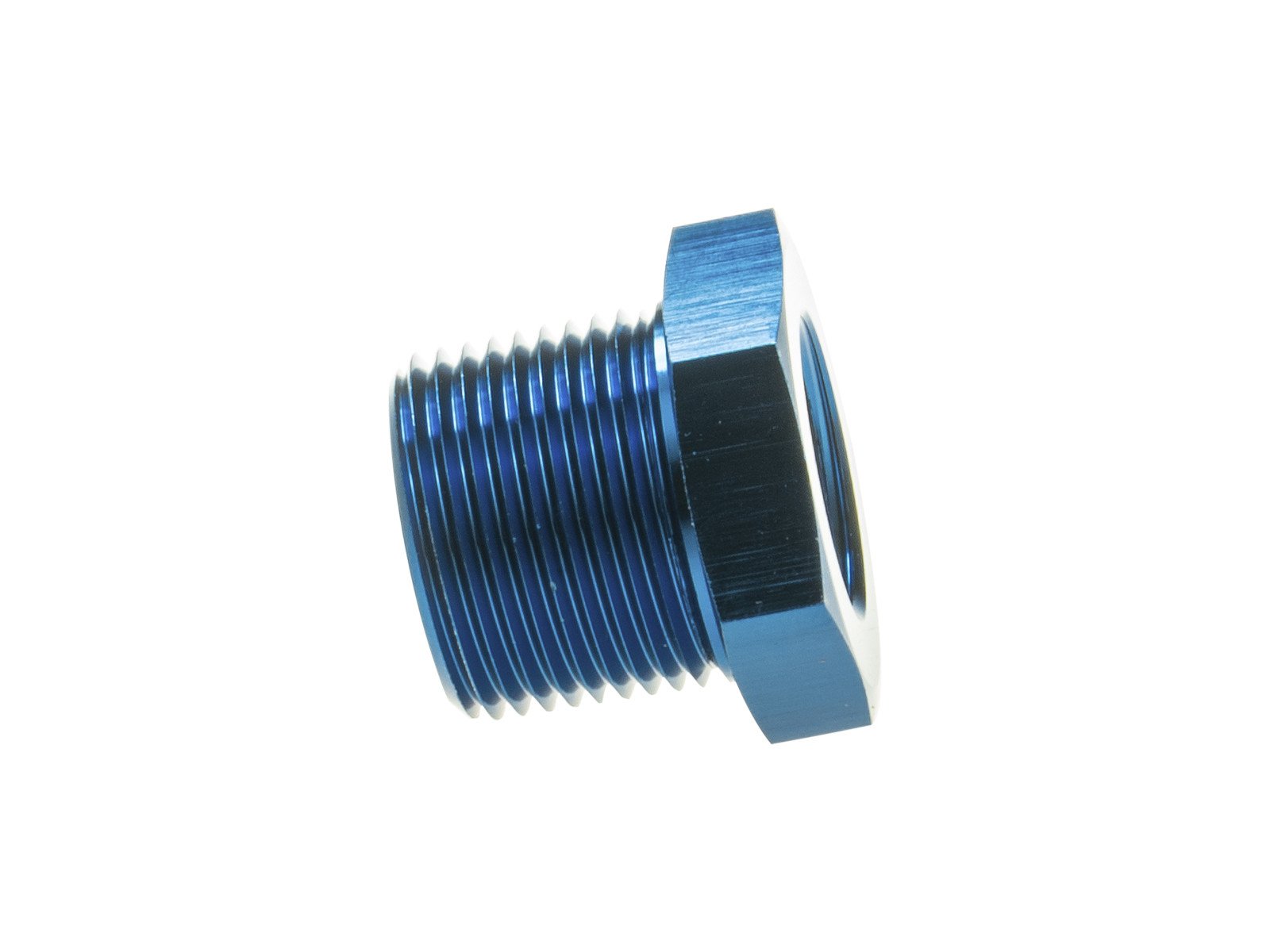 1-2-npt-1-8-npt-nypel-adapter-redukcyjny-prosty-mesko-zenski-niebieski_2 1/2 NPT Male to 1/8 NPT Female Reducer Pipe Bushing Hose Fitting Adapter Blue - Imagen 1