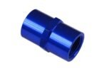 1/8 NPT to 1/8 NPT Straight Female Coupler Union Bush Oil Hose Fitting Adapter Blue
