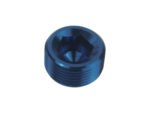 1 NPT Hex Allen Key Blanking Plug Bung Blocker Male Fuel Oil Adapter Blue - Imagen 2