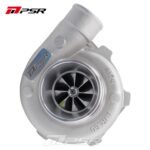 Turbocharger PSR 3071 Gen2 Compact Dual Ball Bearing T51R Mod Dual V-Band 0.72 A/R IWG Billet Actuator 11.6psi PSR Logoed - Imagen 3