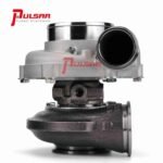 Turbocharger Pulsar PSR 3576 Gen2 Dual Ball Bearing T51R MOD T4 Open 0.63 A/R Stainless Steel - Imagen 5