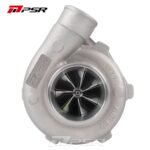 Turbocharger Pulsar PSR 3582 Compact Dual Ball Bearing T4 Open 0.63 A/R Stainless Steel - Imagen 2