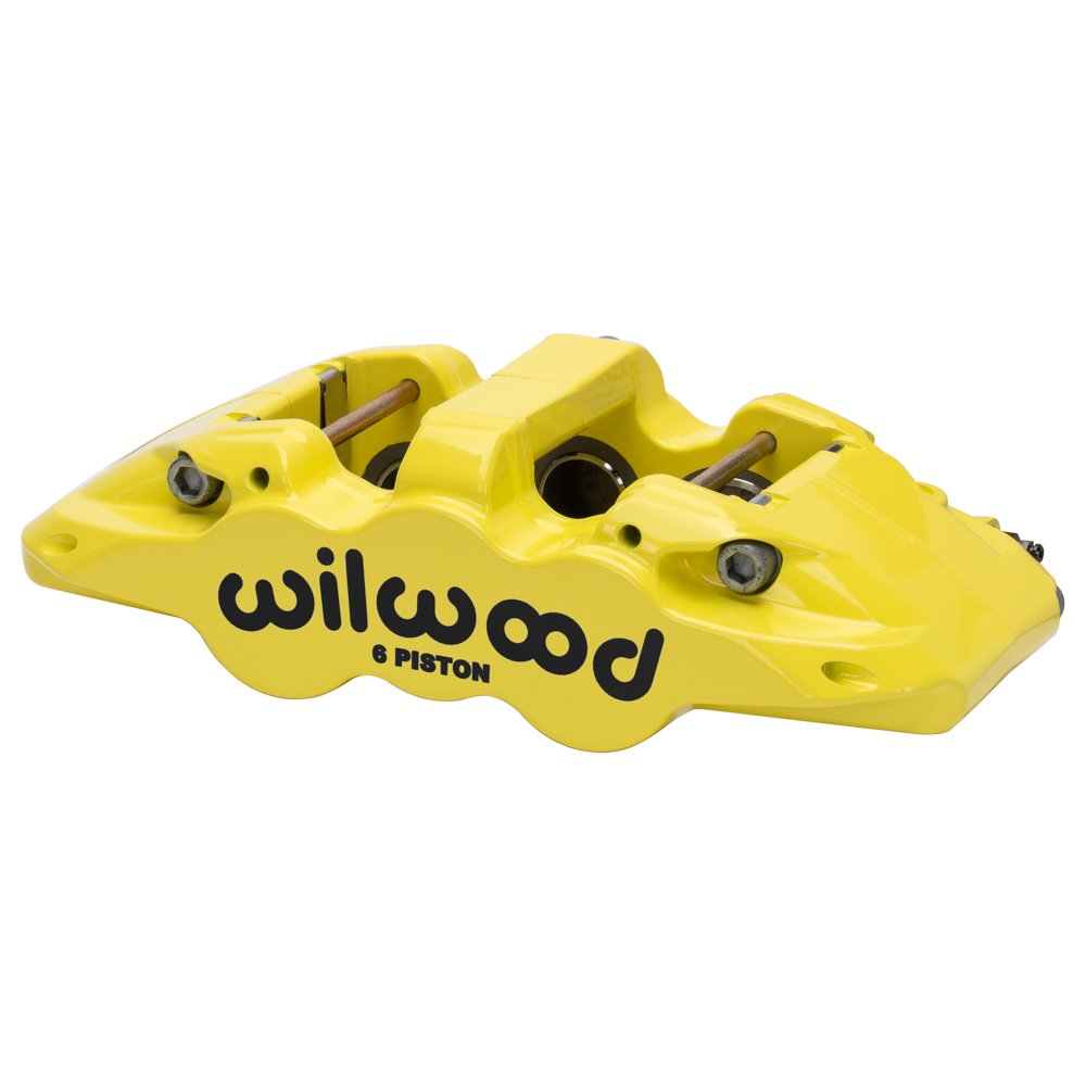 120-13289-Y-xl Pinza de freno Wilwood 120-13290 Aero6 de montaje radial, izquierda, 6 pistones, amarilla - Imagen 1