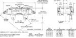 Pinza de freno Wilwood 120-13382 Billet Narrow Superlite con montaje de orejetas, derecha, 6 pistones, pulida. - Imagen 2