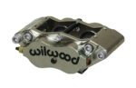 Pinza de freno radial universal Wilwood 120-13406 Billet Narrow Dynalite de 4 pistones, niquelada. - Imagen 2