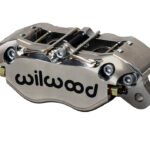 Pinza de freno Wilwood 120-14182 Dynapro Universal con montaje en orejetas, 4 pistones, niquelada