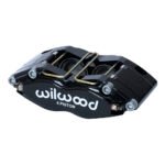 Pinza de freno radial universal Wilwood 120-14701 Dynapro DS de 4 pistones, color negro.