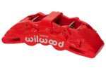 Pinza de freno Wilwood 120-14860 SX6R de montaje radial, derecha, 6 pistones, roja.
