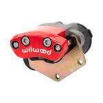 Pinza de freno de estacionamiento eléctrico Wilwood 120-15687 de montaje flotante, derecha, 1 pistón, color rojo.