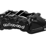 Pinza de freno Wilwood 120-16571 UTV4 de montaje universal con pernos, 4 pistones, color negro.