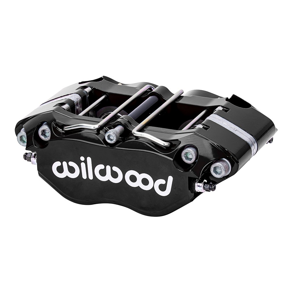 120-16686-BK-xl Pinza de freno radial universal Wilwood 120-16686 Dynapro-P estrecha de 4 pistones, color negro. - Imagen 1