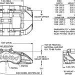 Pinza de freno Wilwood 120-17291 AV6R de montaje radial, izquierda, 6 pistones