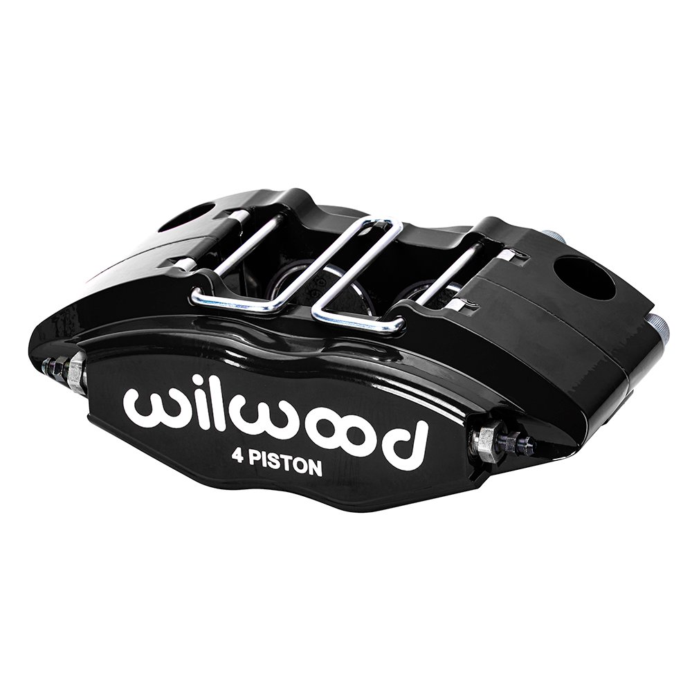 120-8729-BK-xl Pinza de freno radial universal Wilwood 120-8729 Powerlite de 4 pistones, color negro. - Imagen 1