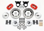 Wilwood 140-11018 Forged Dynalite Pro Series Front Brake Kit Drilled Red 11.00 for Ford Mustang 1984-1993 - Imagen 2