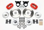 Wilwood 140-11018 Forged Dynalite Pro Series Front Brake Kit Red 11.00 for Ford Mustang 1984-1993 - Imagen 3