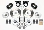 Wilwood 140-11018 Forged Dynalite Pro Series Front Brake Kit Black 11.00 for Ford Mustang 1984-1993