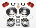 Wilwood 140-11403 Forged Dynapro Low-Profile Rear Parking Brake Kit Red - Imagen 3