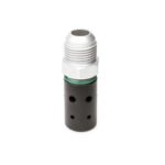Adaptador de ajuste Nuke Performance para válvula de seguridad de ventilación de tanque AN-8 (3/4 UNF) a AN-10 macho