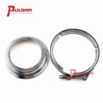 Kit de abrazaderas de brida Pulsar PSR de acero inoxidable para turbo 400 T6 de 5" a 4" - Imagen 4