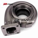 Carcasa de turbina Pulsar PSR 82G T4 Twin Scroll Inlet 1.44 A/R con brida para turbos 7782G / 8582G / 6782G