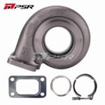 Carcasa de turbo Pulsar PSR 55G con entrada T3 y salida V-Band, 0,83 A/R, para turbos 5455G / 5855G / 6255G - Imagen 2