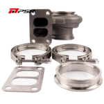 Carcasa de turbina Pulsar PSR 62G para turbos 5862G, 6262G y 6862G, entrada dividida T3, salida V-Band, 0,86 A/R