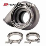 Carcasa de turbo Pulsar PSR 62G para turbos 5862G, 6262G y 6862G, doble banda en V, 1.01 A/R, rotación inversa.
