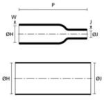 Ecumaster Kształtka termokurczliwa MS-2A/I-06 (arranque) prosta
