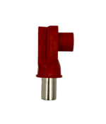 Conector Ecumaster RL00801-35RE; 8,0 mm; RADLOK-35MM; Rojo