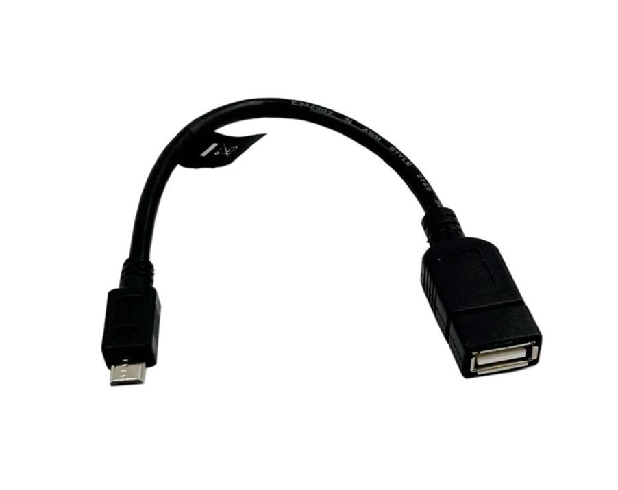 1T1KAB0210 Ecumaster Kabel AA0035 OTG USB 2.0 USB A gniazdo USB B micro wtyk 0,2m czarny - Imagen 1
