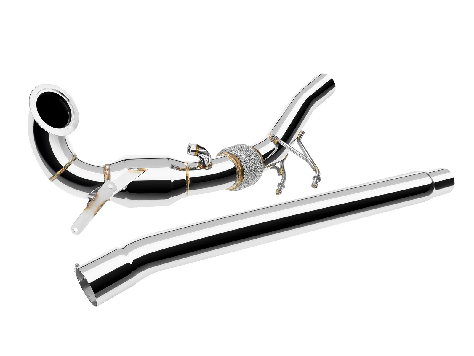 1_88 Downpipe FMIC.Pro para VOLKSWAGEN Passat 2.0 TSI B8 2015-2017 con catalizador de alto flujo - Imagen 1