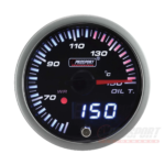 Prosport JDM Series 52 mm - Indicador de temperatura de aceite con sensor impermeable - Imagen 2