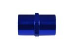 3/8 NPT to 3/8 NPT Straight Female Coupler Union Bush Oil Hose Fitting Adapter Blue - Imagen 3