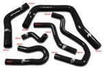 Kit de mangueras de refrigerante de radiador de silicona FMIC.EU para Honda Civic Type R EK EG B16A B16B B18A - Negro