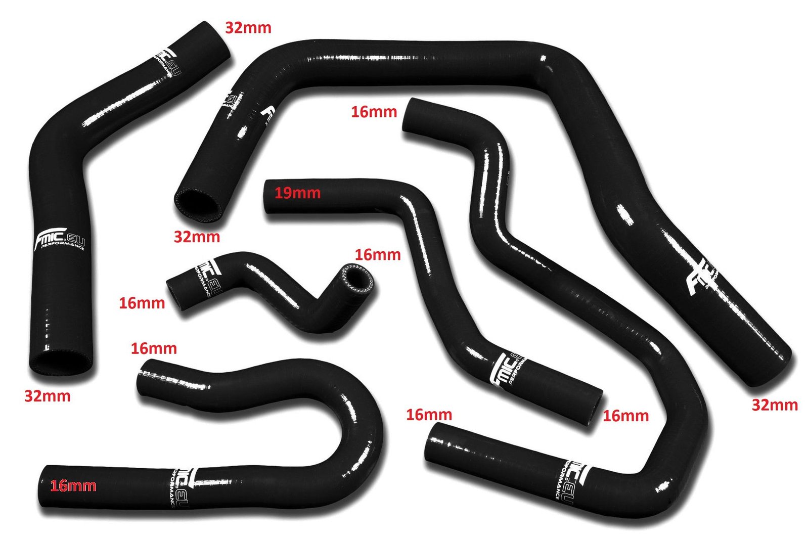 368971704_288258003597293_750841718398768801_n Kit de mangueras de refrigerante de radiador de silicona FMIC.EU para Honda Civic Type R EK EG B16A B16B B18A - Negro - Imagen 1