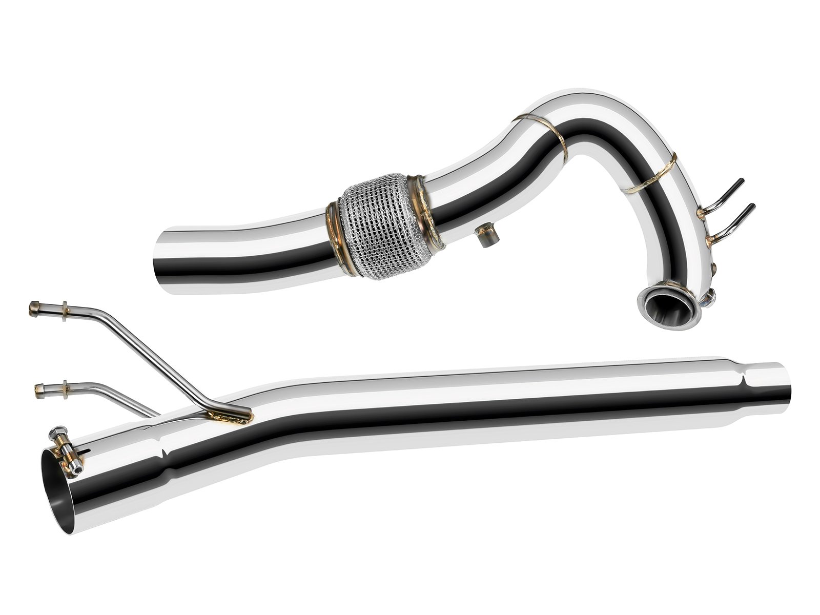 442 Downpipe FMIC.Pro para SKODA Superb 1.6 2.0 TDI CR Mk2 2008-2015 - Imagen 1