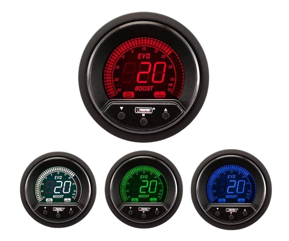 52mm-premium-evo-series-electrical-boost-gauge-467708 Manómetro de presión de sobrealimentación eléctrico RTMG Performance de 52 mm de la serie Premium Evo - Imagen 1