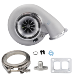 Turbocompresor Pulsar PSR 6782G 1150HP 1.28 T4 Entrada de doble espiral Salida de 4" con brida en V Rodamiento de bolas