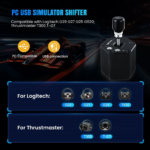 SIMSONN 6+R H Palanca de cambios para PC USB Simracing - Imagen 3