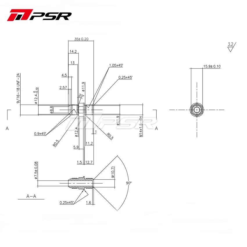992300001psr3 Kit de montaje de refrigeración por agua para turbo Pulsar PSR -6AN - Imagen 1
