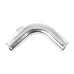 Codo de aluminio de 90° y 51 mm con brida soldada para sensor MAP de 12 mm. - Imagen 3