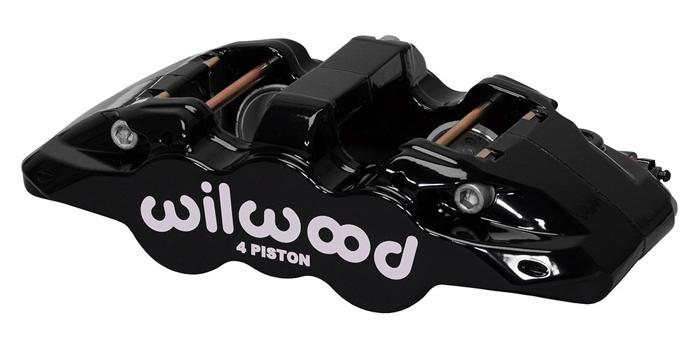 Aero4_Radial_Mount-xl Pinza de freno radial universal Wilwood 120-14004 Aero4 de 4 pistones, color negro. - Imagen 1
